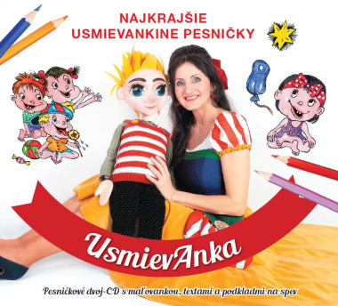 Usmievanka • Najkrajšie Usmievankine pesničky / + maľovánka (2CD)