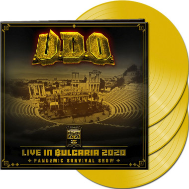 U.D.O. • Live In Bulgaria 2020 / Limited Yellow Vinyl (3LP)
